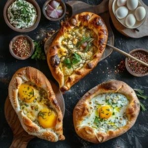 Pide mit Hackfleisch und EI